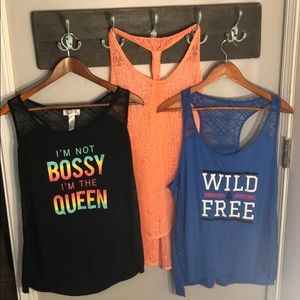 Bundle of summer shirts